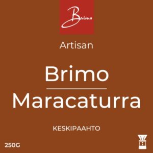 Brimo Maracaturra etiketti